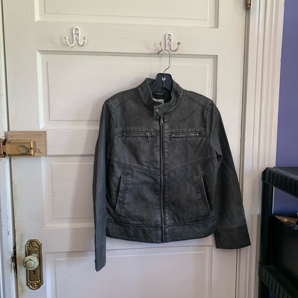 NWT Arizona Jean Company Faux Leather Jacket Size XS